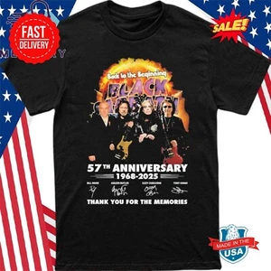 Black Sabbath Back To The Beginning 57th Anniversary 1968-2025 T Shirt - Picture 1 of 4