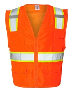 🔥 Kishigo Ultra-cool Solid Front Vest With Mesh Back Up To 5XL 1163-1164 - Picture 1 of 7