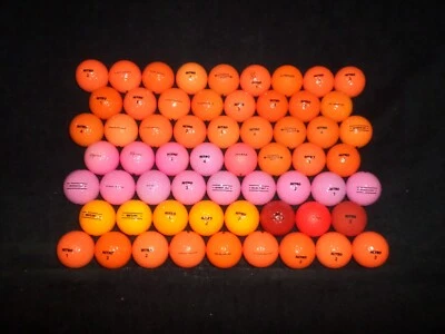 60 Orange / Pink  Nitro Ultimate Distance & Assorted Golf Balls - Image 1 of 4