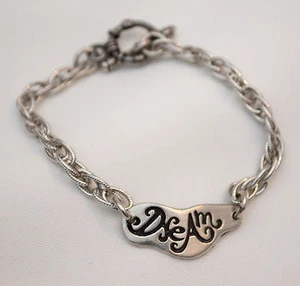 USA-Made Bracelet with Lead-Free Pewter "Dream" Charm by Handcrafted Pewter - Picture 1 of 4