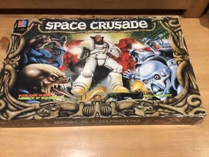 Space Crusade Games Workshop MB Games Vintage Board Game Complete Prt Unpainted - Picture 1 of 12