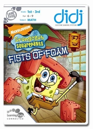 Leap Frog Didj SpongeBob Squarepants Fists of Foam 1st - 3rd Grade Math Ages 6-9 - Image 1 of 1