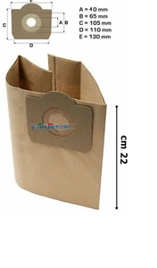 4 SACCHI SACCHETTI ASPIRAPOLVERE ROWENTA BIDONE MULTICRAFT BULLY RW 15 - Imagen 1 de 1