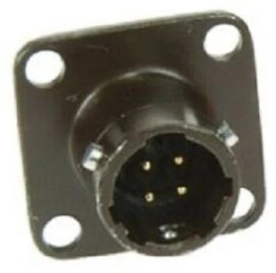 Souriau MIL SPEC CIRCULAR CONNECTOR RECEPTACLE 4-Way Pin Size-8 Panel Mount - Image 1 of 3