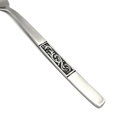 Amefa ROYAL DAMASK 不锈钢荷兰缎黑色口音餐具可选  — 第 1/2 张图片