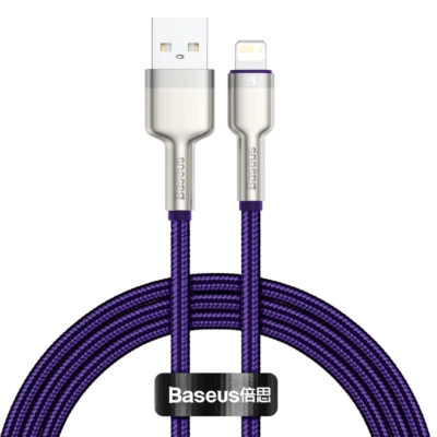 Baseus USB Charger Cable 2.4A Quick Charge Lead Data Cord For iPhone14 13 12 11 - Image 1 of 4
