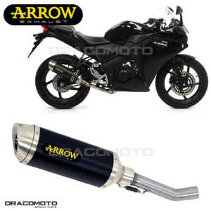 HONDA CBR 125 R 2011-2016 Muffler ARROW THUNDER ALU Black - Picture 1 of 5
