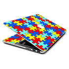 Skin Wrap pour MacBook Pro 15 pouces Retina pièces de puzzle colorées autisme