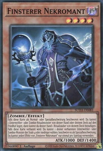 YuGiOh Finsterer Nekromant SUDA-DE081 Super Rare Deutsch Neu 1st - Bild 1 von 2