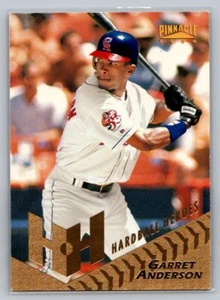 1996 Pinnacle Harball Heroes Garret Anderson #282 - Picture 1 of 2