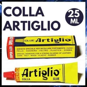COLLA ARTIGLIO 25ML TRASPARENTE UNIVERSALE PER PELLE CUOIO GOMMA SCARPE PLASTICA - Foto 1 di 2