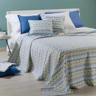 Copriletto Matrimoniale Caleffi non trapuntato in cotone piquet Art. Roxy - Immagine 1 di 4