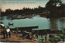 PC GHANA, KPONG GOLD COAST, WOLTA RIVERSIDE, Vintage Postcard (b44081)