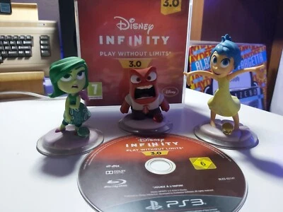 DISNEY INFINITY 3.0 PS3 GIOCO + 22 PERSONAGGI Playstation 3 /+4 Mondi +11 Power  - Immagine 1 di 4