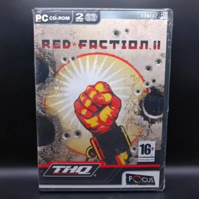 Red Faction II (Windows PC, 2003) Brand New PEGI 16+ THQ 2 Disc Set - Image 1 of 4