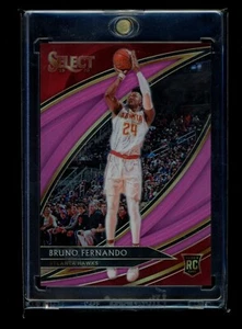 Bruno Fernando 2019 Panini Select Courtside #290 Pink Prizm/1 One of One - Imagen 1 de 2
