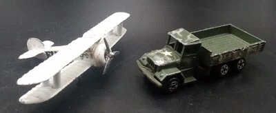 2 artículos de colección ZYLMEX, avión/Dyna - Flite A113 y camión de carga militar/T433 Foto 1 de 4