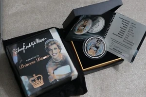 🧭 🇼🇸 SAMOA 5 DOLLARS 2019 DIANA SCARCE BOX + COA B73 #80 - Imagen 1 de 12