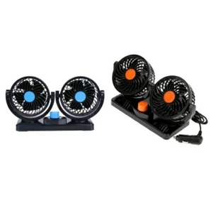 12V 24V DOPPELVENTILATOR MIT 2 GESCHWINDIGKEITEN DOPPELAUTO LKW WOHNWAGEN BOOT CAMPING KÜHLE LUFT - Bild 1 von 3