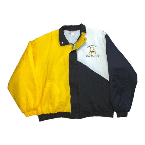 Vintage Appalachian State Collegiate Windbreaker Colorblocked Jacket Mens XXL Cover