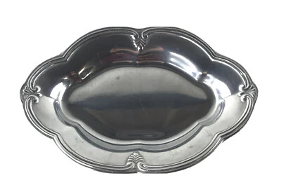 Lenox Butlers Pantry 9 Inch Oval Metal Serveware Small Tray - Image 1 of 4