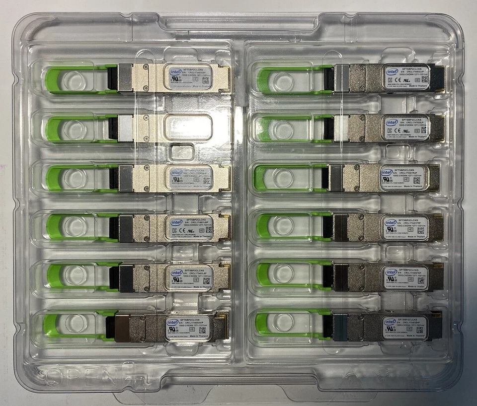 SPTSBP2CLCKS Intel Genuine 1331nm 100G CWDM4 QSFP28 Optical Transceiver New 1 PC - Image 1 of 1