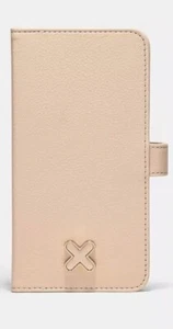 Mimco Hendrix Phone Case iPhone 14 Pro Max Almond Gold Logo BNWT RRP $129.95 New - Picture 1 of 4