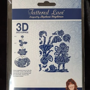 Tattered Lace “The Drama Queen” 3D Decoupage Die Set – Used, Excellent Condition - Picture 1 of 2