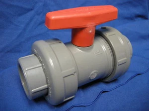 GEORGE FISCHER +GF+ 163.560.005 9808129 EPDM 1-1/4" CPVC TRUE UNION BALL VALVE - Bild 1 von 12