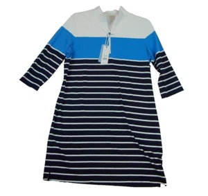 SOUTHERN TIDE Nautical Navy Camille Dress Size XL 3/4 Sleeve NWT - Picture 1 of 19