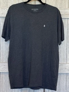 Volcom Short Sleeve T Shirt Charcoal Gray Mens  Size  XL - Picture 1 of 3