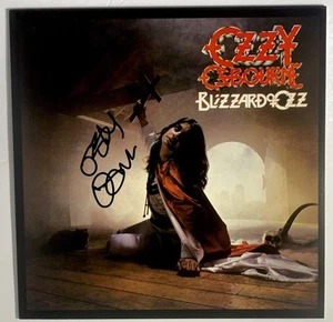 Ozzy Osbourne signiert Blizzard of Oz Album LP mit Vinyl Beckett Loa - Bild 1 von 12