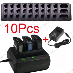 10X 3-Slot Battery Charger for Zebra MC9300 MC930B MC930P Barcode Scanners MC93 - Picture 1 of 7