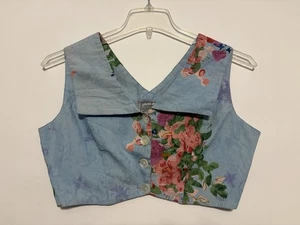 Vintage Sorrel International Large Bralette Crop Shirt Romantic Festival Boho - Picture 1 of 5