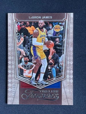 LeBron James 2021-22 Panini Chronicles Timeless Treasures 137/249 #466 - Image 1 of 2