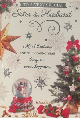 sister and husband christmas card / Christmas Card Sister And Husband