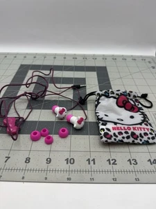 Sanrio Hello Kitty auricolari cablati jack aux 3,5 mm con borsa - Foto 1 di 6