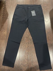 BYLT Everyday Pant 2.0 Men Size 38x32 Black Stretch Casual City NEW - Picture 1 of 9