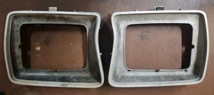 1973-1979 Ford F150 F250 F350 1978-79 Bronco Oem Headlight Bezels - Picture 1 of 2