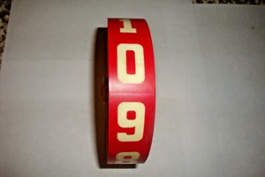 Williams Pinball, United Shuffle Alley 5-1/2" Very Nice, Clean, Red Score Reels. - Picture 1 of 5