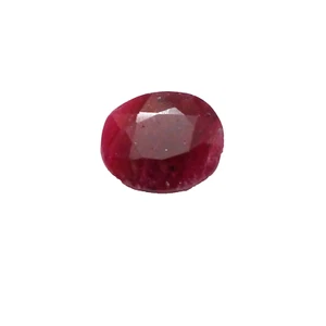 Excellent Rare 5.35 Crt Madagascar Red Ruby Faceted Oval Shape Loose Gemstone - Picture 1 of 8