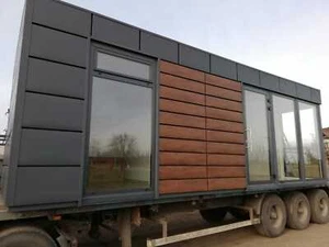 Bürocontainer Container Büro Pavillon PIR Platten 7x3m 21qm LIEFERUNG mit Kran! - Bild 1 von 4