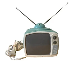 Scentsy Wärmer Telly Retro TV Wax Retired Adjustable Antenna Television Rare - Bild 1 von 7