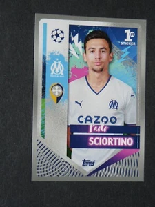 #343 SCIORTINO OLYMPIQUE MARSEILLE OM TOPPS FOOTBALL CHAMPIONS LEAGUE 2022-2023 - Imagen 1 de 1