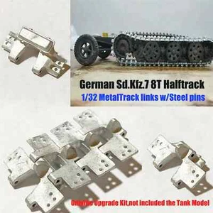 1/32 Alemán Sd.kfz.7 8T Semipista Pistas de Aleación de Plomo-Estaño Pistas Trabajables con Pasadores de Acero - Imagen 1 de 4