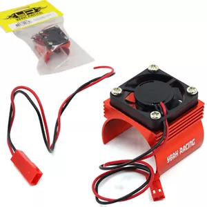 Yeah Racing YA-0410RD Aluminum 540 Motor Heat Sink w/ Cooling Fan Red - Picture 1 of 3