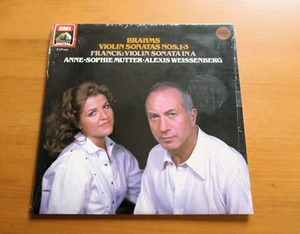 Brahms Violin Sonatas Nos. 1-3 Anne-Sophie Mutter SEALED 2LP Vinyl SLS 143443 3 - Picture 1 of 4