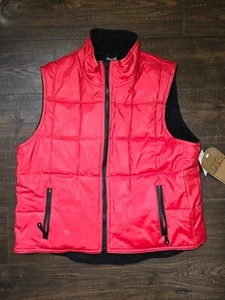 KC Collections Women’s Red Vest Size Medium NEW w/ Tag - Picture 1 of 9
