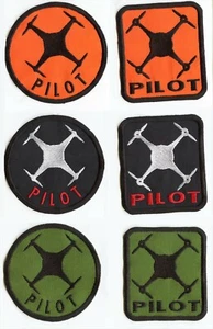DRONE PILOT - 2 Patch Set #3 - DJI MAVIC PHANTOM INSPIRE MINI 3 PRO QUADCOPTER - Picture 1 of 7