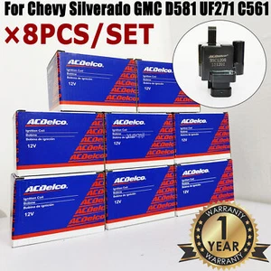 OEM Pack of 8 Ignition Coil 12558693 for Chevy Silverado GMC D581 UF271 C561 New - Picture 1 of 8